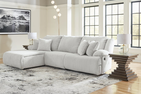Tampa Furniture Outlet - Ashley Furniture - Top Tier Sectional - 3-Piece Sectional Sofa Chaise / Alloy - 92706S7