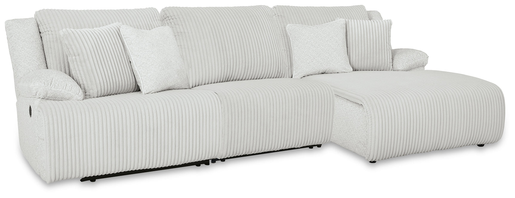 Tampa Furniture Outlet - Ashley Furniture - Top Tier Sectional - 3-Piece Sectional Chofa / Alloy - 92706S10