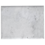 Baldwin Rectangular Marble Top Side Table White and Gold - Tampa Furniture Outlet
