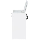Danbury 3-drawer Makeup Vanity & Stool Set White High Gloss - Tampa Furniture Outlet