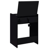 Danbury 3-drawer Makeup Vanity & Stool Set Black High Gloss - Tampa Furniture Outlet