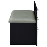 Danbury 3-drawer Makeup Vanity & Stool Set Black High Gloss - Tampa Furniture Outlet