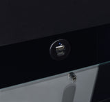 Danbury 3-drawer Makeup Vanity & Stool Set Black High Gloss - Tampa Furniture Outlet