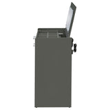 Danbury 3-drawer Makeup Vanity & Stool Set Grey High Gloss - Tampa Furniture Outlet