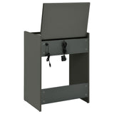 Danbury 3-drawer Makeup Vanity & Stool Set Grey High Gloss - Tampa Furniture Outlet