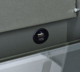 Danbury 3-drawer Makeup Vanity & Stool Set Grey High Gloss - Tampa Furniture Outlet