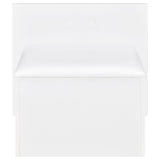 Flora 2-drawer Vanity Set with LED Mirror White High Gloss - Tampa Furniture Outlet