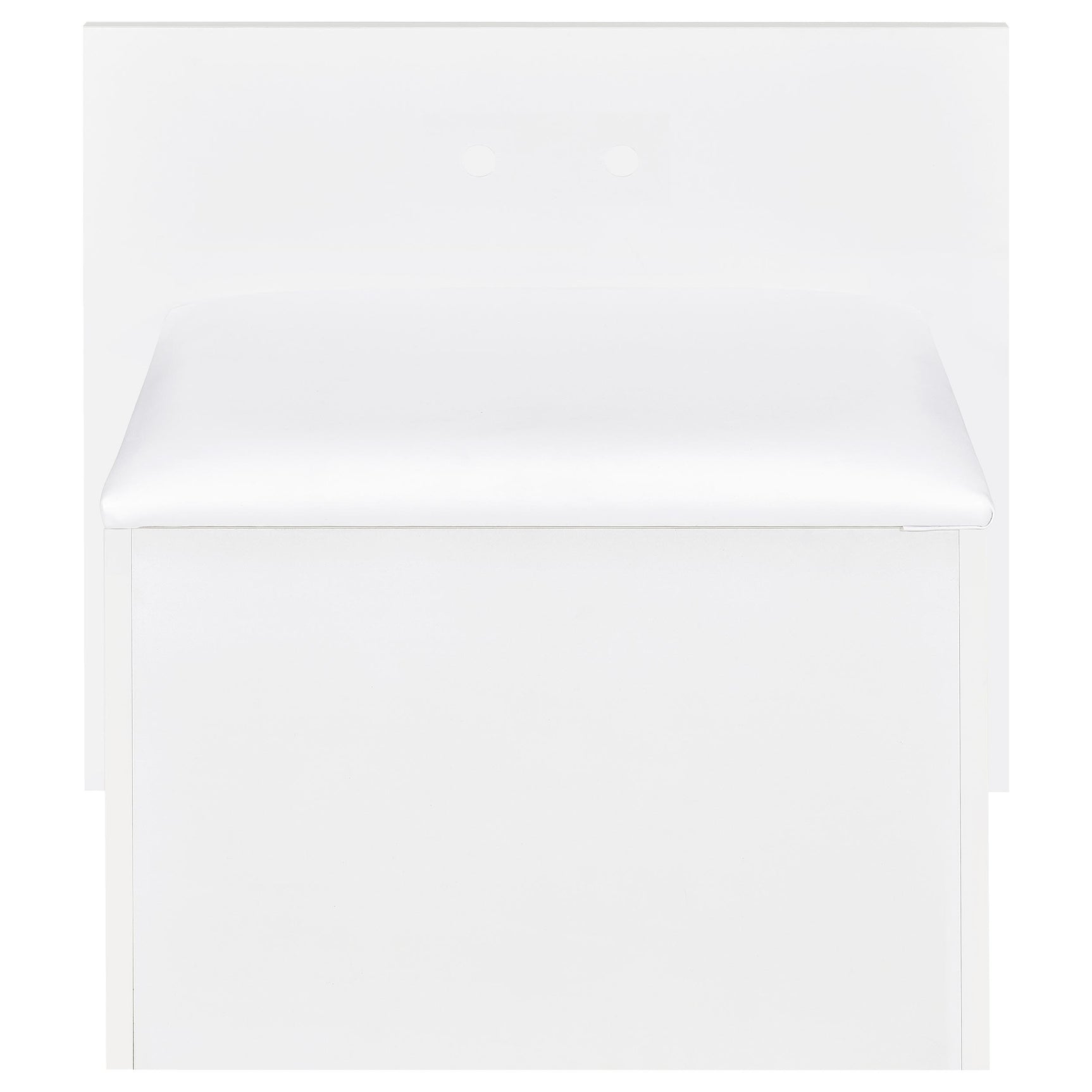 Flora 2-drawer Vanity Set with LED Mirror White High Gloss - Tampa Furniture Outlet