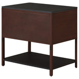 Zimmerlee 2-drawer Side Table with Shelf Rust Brown - Tampa Furniture Outlet