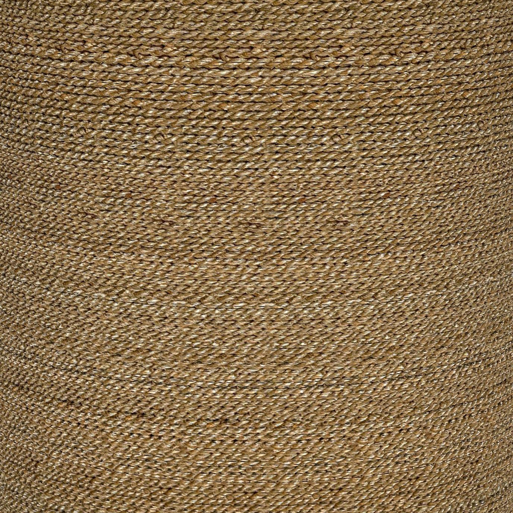Halden Round Woven Seagrass Accent Side Table Light Brown