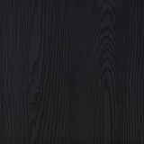 Clower Engineered Wood C-Shaped Sofa Side Table Black