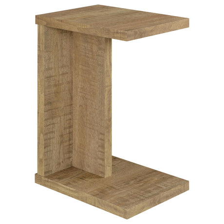 Tampa Furniture Outlet - Coaster - Clower Engineered Wood C-Shaped Sofa Side Table Mango - 930277
