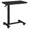 Tampa Furniture Outlet - Coaster - Westpark Pneumatic Adjustable C-Shape Side Table with Casters Black - 930300