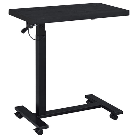 Tampa Furniture Outlet - Coaster - Westpark Pneumatic Adjustable C-Shape Side Table with Casters Black - 930300