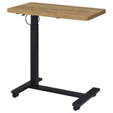 Westpark Pneumatic Adjustable C-Shape Side Table with Casters Mango