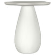 Tampa Furniture Outlet - Coaster - Perth 20-inch Side Table with Cloud-Shaped Top Off White - 930616