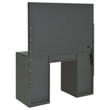 Acena 7-drawer Vanity Set with Lighting Grey High Gloss - Tampa Furniture Outlet