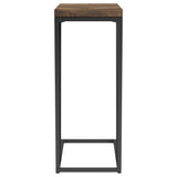 Sergio Engineered Wood C-Shaped Side Table Rustic Tobacco - Tampa Furniture Outlet