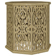 Tampa Furniture Outlet - Coaster - Torres Octagonal Solid Mango Wood Side Table Natural Brown - 931148