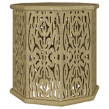 Tampa Furniture Outlet - Coaster - Torres Octagonal Solid Mango Wood Side Table Natural Brown - 931148