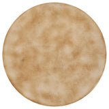 Bernardo Round Wire Frame Side Table Natural and Gunmetal - Tampa Furniture Outlet