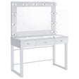 Tampa Furniture Outlet - Coaster - Umbridge 3-drawer Vanity Set with Lighting Chrome and White - 935934