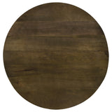 Yaritza Round Mango Wood Coffee Table Natural and Gunmetal - Tampa Furniture Outlet