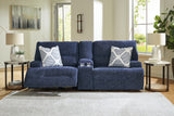 Tampa Furniture Outlet - Ashley Furniture - Acklen Place Sectional - 3-Piece Sectional / Navy - 93607S10