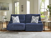 Tampa Furniture Outlet - Ashley Furniture - Acklen Place Sectional - 2-Piece Power Reclining Sectional / Navy - 93607S16