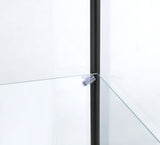 Bellatrix 3-shelf Clear Glass Curio Cabinet Mango
