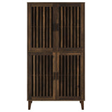 Elouise 4-door Engineered Wood Tall Accent Cabinet Dark Pine - Tampa Furniture Outlet