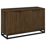 Tampa Furniture Outlet - Coaster - Ryatt 4-door Engineered Wood Accent Cabinet Dark Pine - 950393