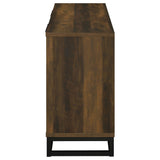 Ryatt 4-door Engineered Wood Accent Cabinet Dark Pine - Tampa Furniture Outlet