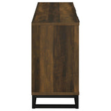 Ryatt 4-door Engineered Wood Accent Cabinet Dark Pine - Tampa Furniture Outlet