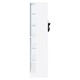 Cabra 4-door LED Curio Display Cabinet White High Gloss - Tampa Furniture Outlet