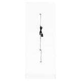 Cabra 4-door LED Curio Display Cabinet White High Gloss - Tampa Furniture Outlet