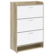 Tampa Furniture Outlet - Coaster - Denia 3-tier Engineered Wood Shoe Cabinet White - 950403
