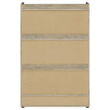 Denia 3-tier Engineered Wood Shoe Cabinet White - Tampa Furniture Outlet