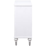 Cardella 2-door Mandala Accent Cabinet Distressed White - Tampa Furniture Outlet