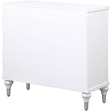 Cardella 2-door Mandala Accent Cabinet Distressed White - Tampa Furniture Outlet