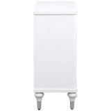 Cardella 2-door Mandala Accent Cabinet Distressed White - Tampa Furniture Outlet