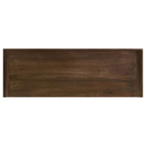 Ornelas 46-inch Console Table with Slatted Shelf Mango Brown - Tampa Furniture Outlet