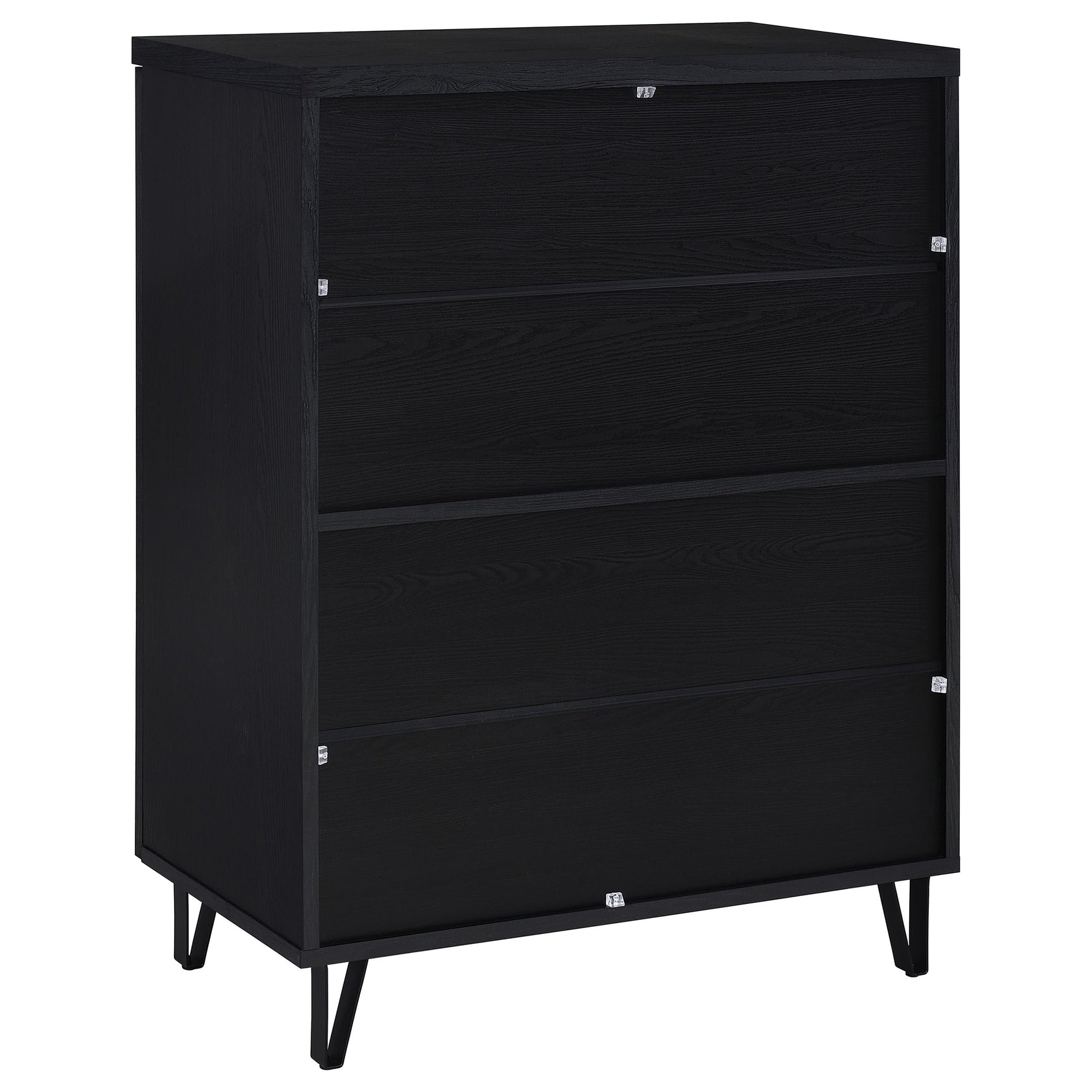 Brixton 2-door Entryway Shoe Storage Cabinets Black - Tampa Furniture Outlet