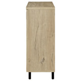 Brixton 2-door Entryway Shoe Storage Cabinets White Oak - Tampa Furniture Outlet