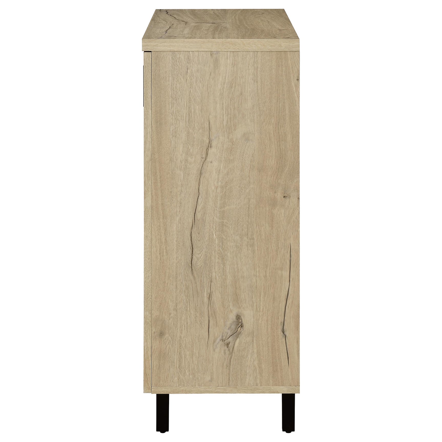Brixton 2-door Entryway Shoe Storage Cabinets White Oak - Tampa Furniture Outlet