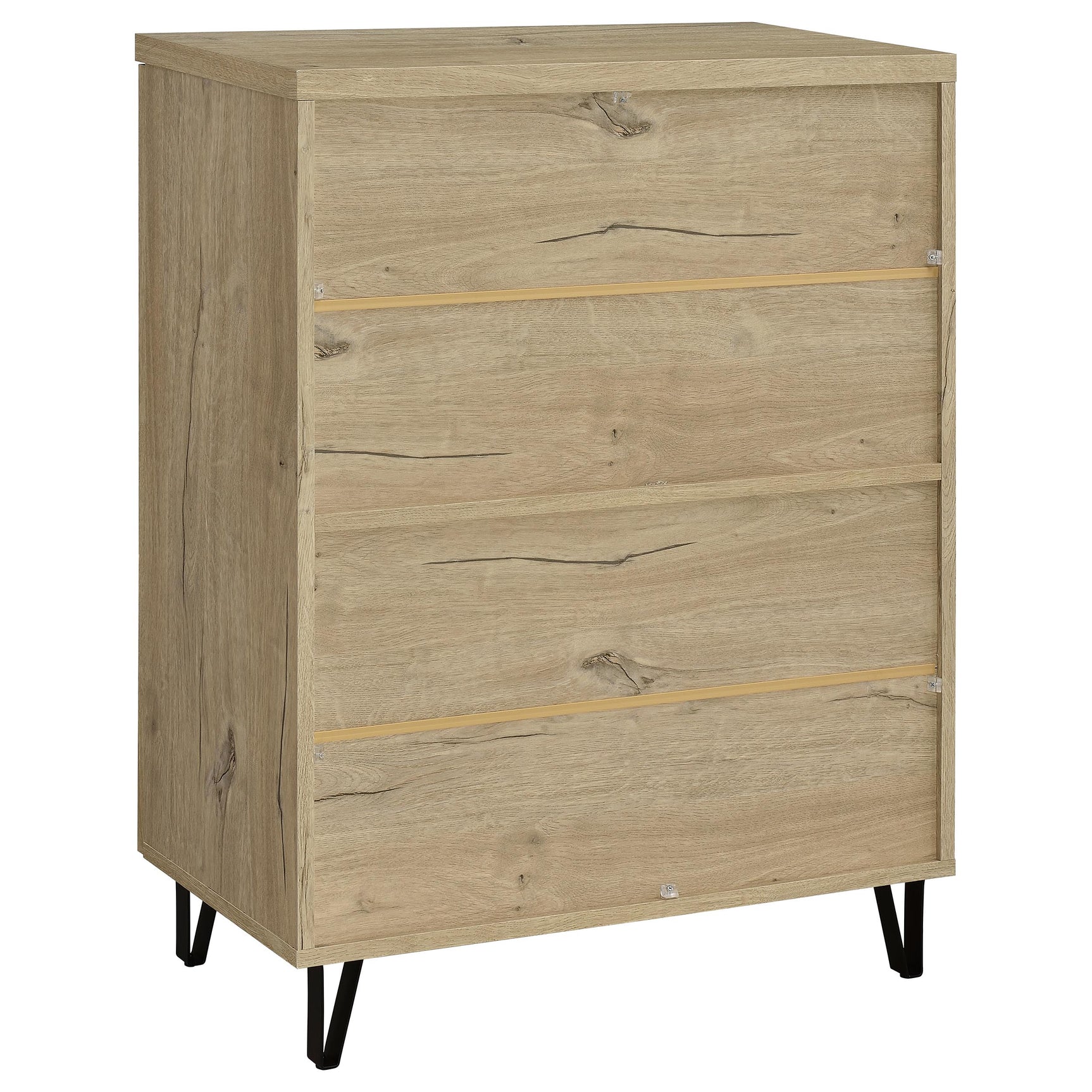 Brixton 2-door Entryway Shoe Storage Cabinets White Oak - Tampa Furniture Outlet