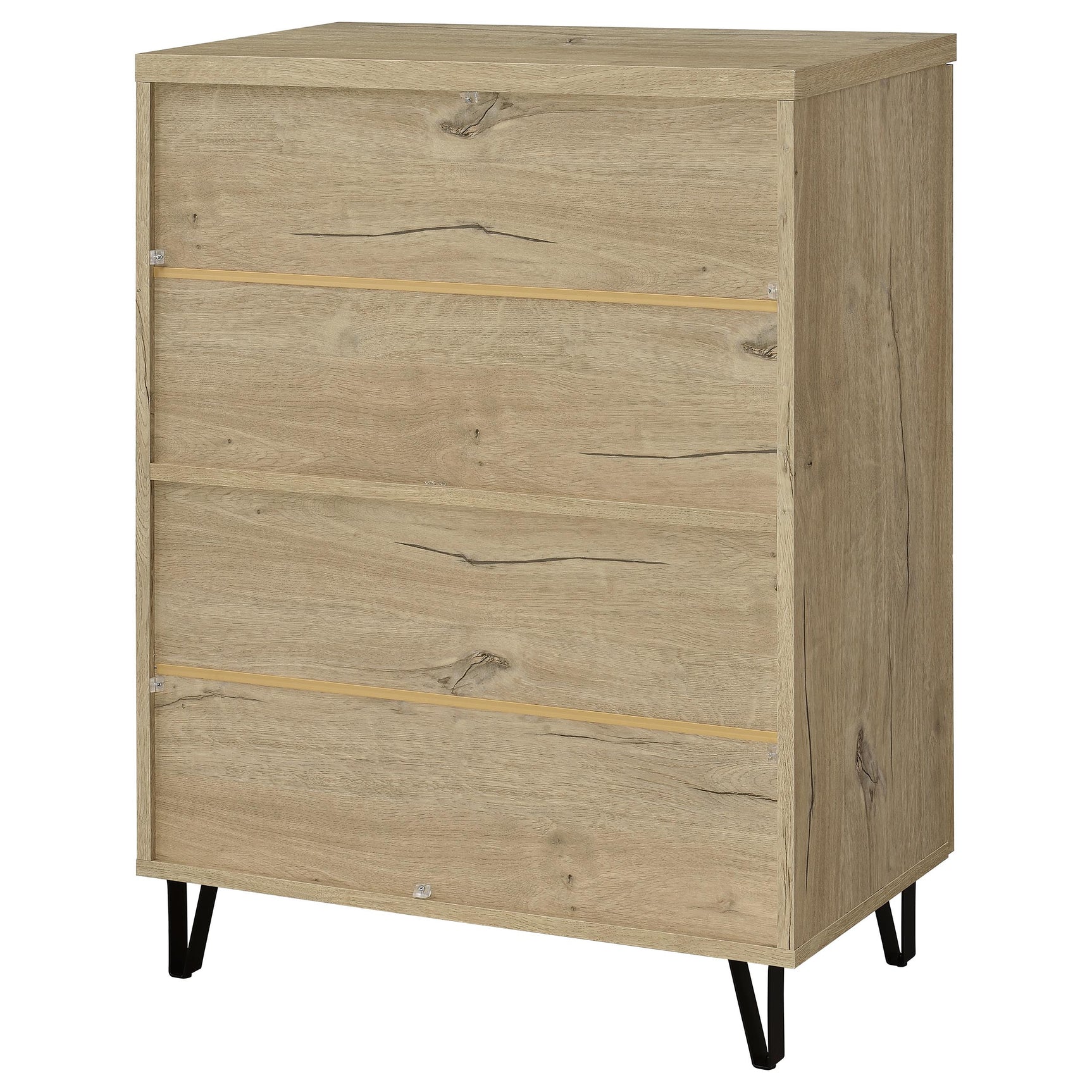 Brixton 2-door Entryway Shoe Storage Cabinets White Oak - Tampa Furniture Outlet