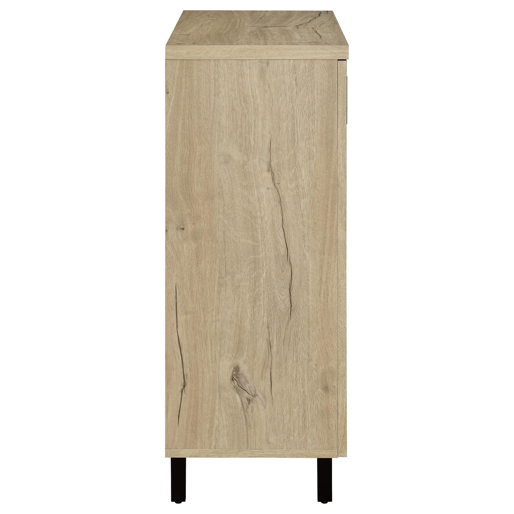 Brixton 2-door Entryway Shoe Storage Cabinets White Oak - Tampa Furniture Outlet