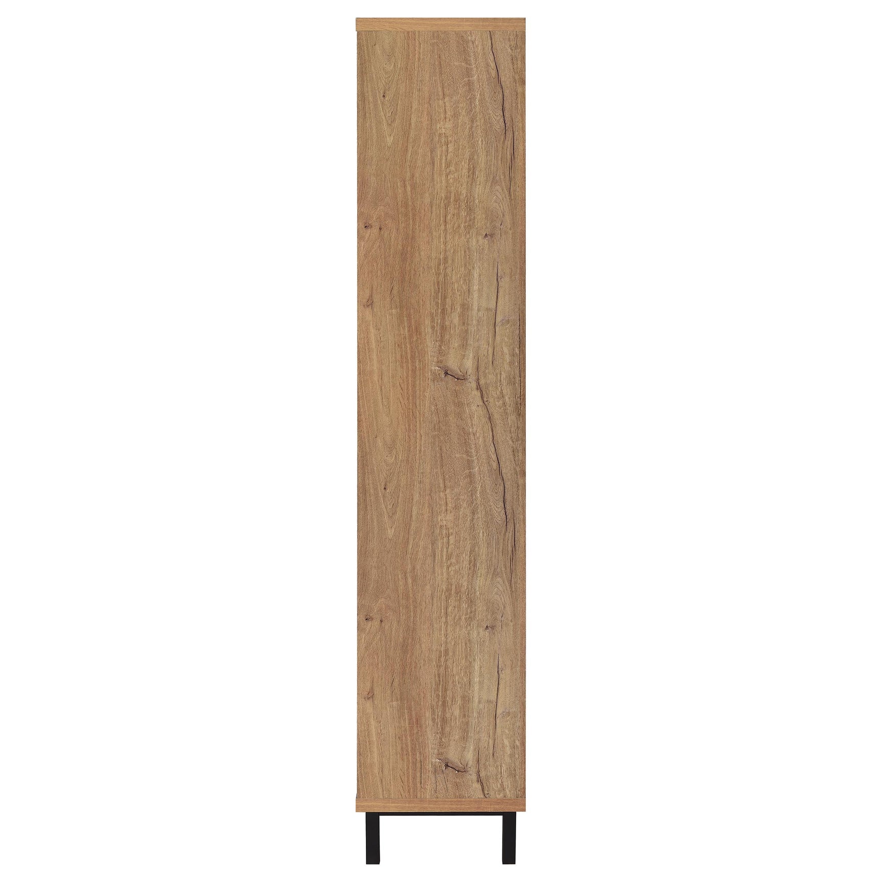 Teller 80-inch 4-door Tall Shoe Storage Cabinet Natural Oak - Tampa Furniture Outlet