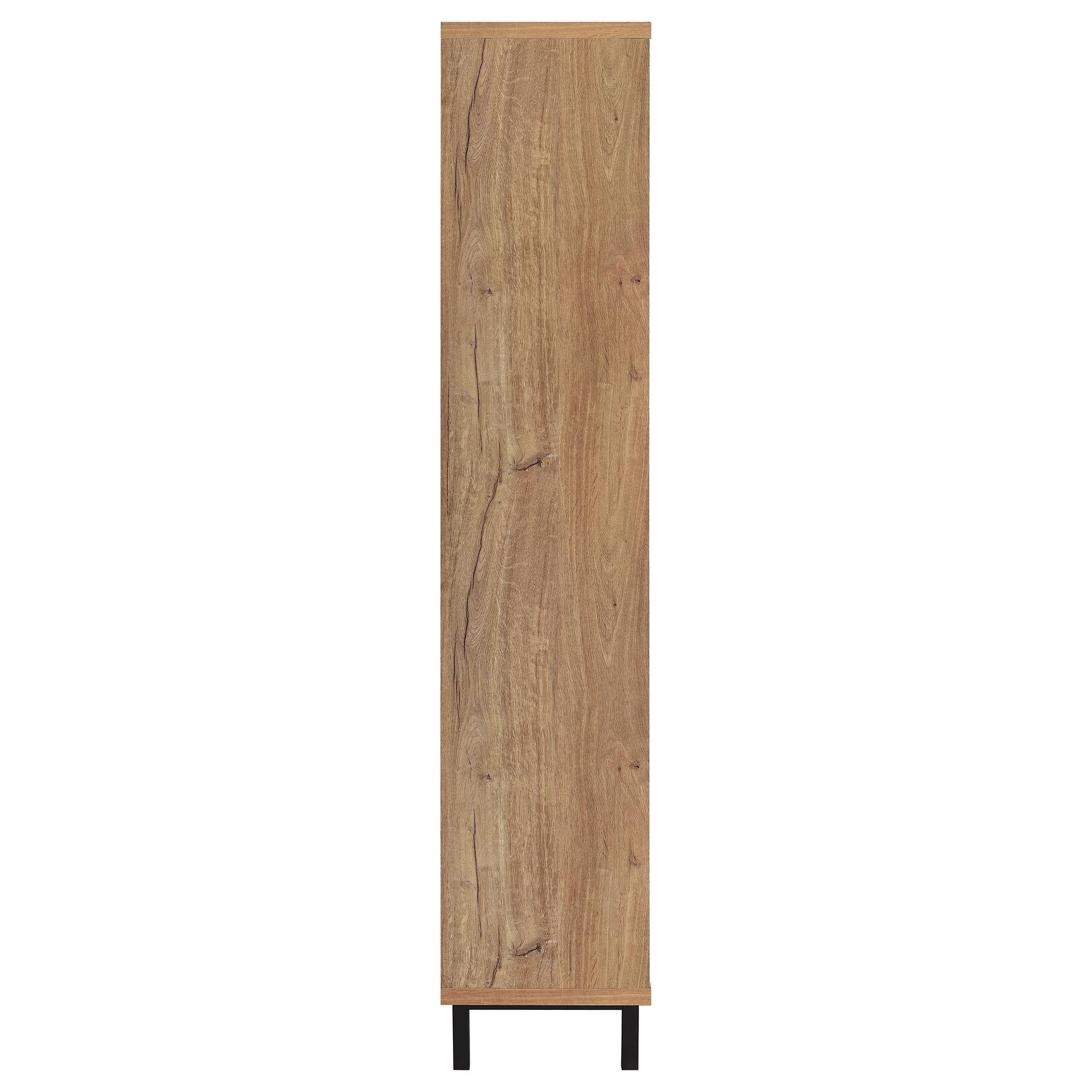 Teller 80-inch 4-door Tall Shoe Storage Cabinet Natural Oak - Tampa Furniture Outlet